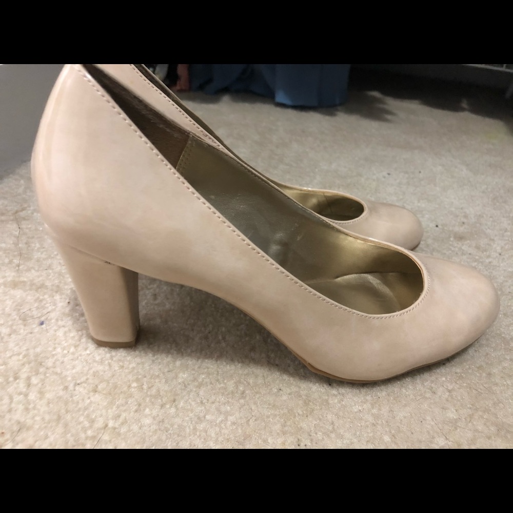 Laura Ashley Nude Heels